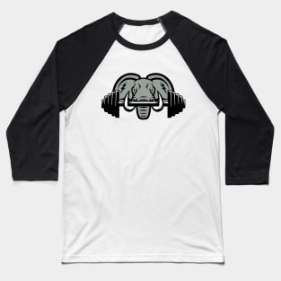 Heavy Elephant Logo Baseball T-Shirt